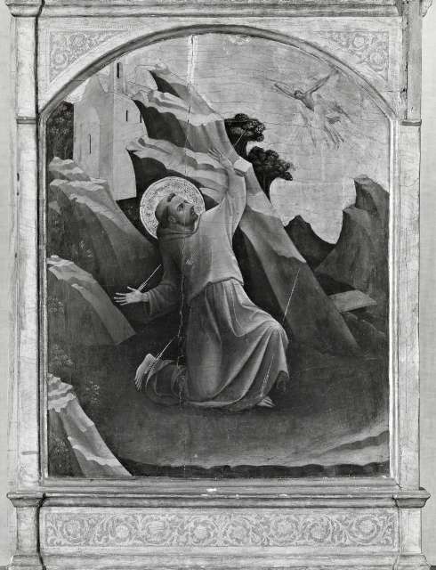 Fotocommissie Rijksmuseum Amsterdam — Lorenzo Monaco. Stigmatisatie van S. Fracniscus van Assisi — insieme